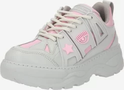 Chiara Ferragni Fashion Sneakers Sneaker Low EYEFLY Kvinder Grå