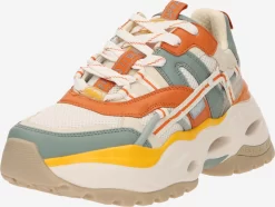 Buffalo Fashion Sneakers Sneaker Low TRIPLET HOLLOW Kvinder Mørkegul