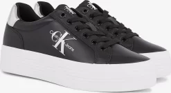 Calvin Klein Jeans Casual Sneakers Sneaker Low Kvinder Sort -Sneakerbutik Til Kvinder c9e652cc73fc0509e6693f479403fd86